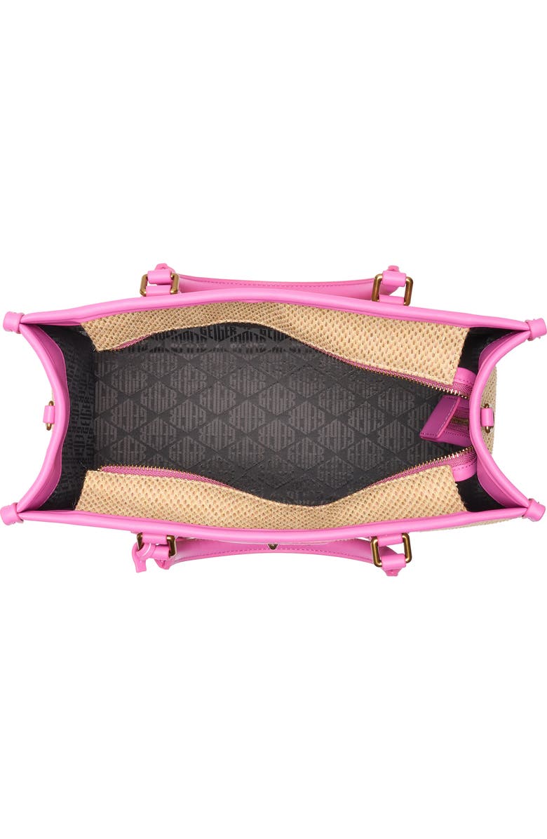 Kurt Geiger London Chiswick Raffia Tote, Alternate, color, Open Pink