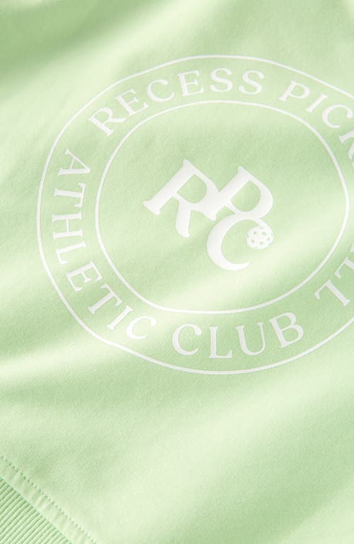 Recess X Zella Kids' Court Graphic Sweatshirt In Green Verde