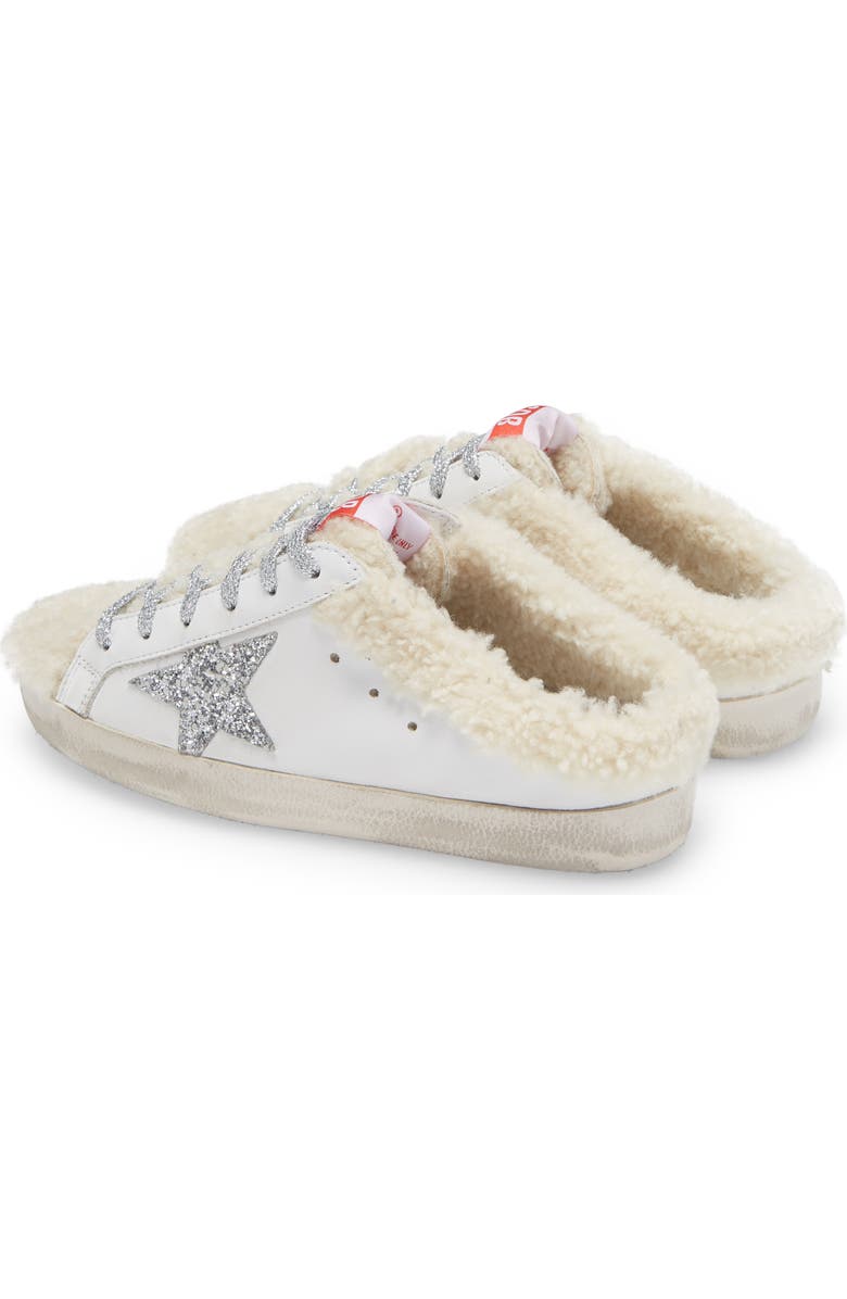 Golden Goose Super-Star Sabot Genuine Shearling Sneaker, Alternate, color,