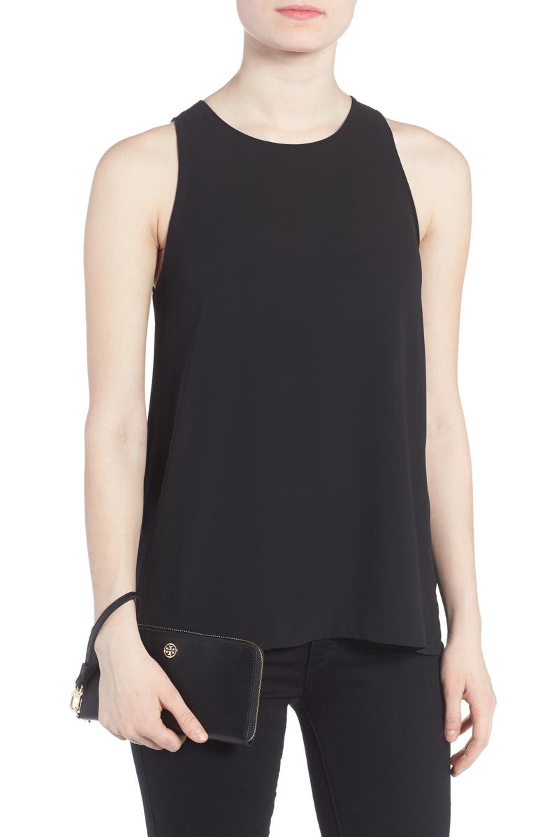 Tory Burch Parker Leather Continental Wallet, Alternate, color, 