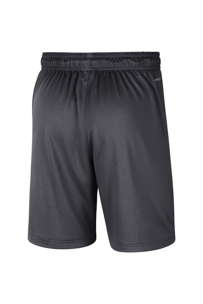 Men's Jordan Brand Anthracite Oklahoma Sooners Performance Knit Shorts, Alternate, color, Anthracite