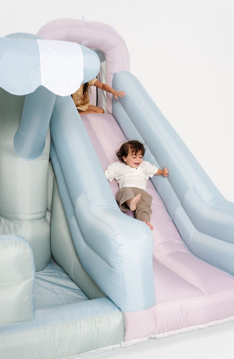 PLAYSMOL Market Splash Bouce House, Alternate, color, Blue And Purple