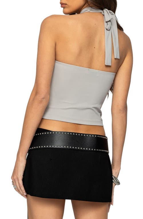 Shop Edikted Alizee Crop Halter Top