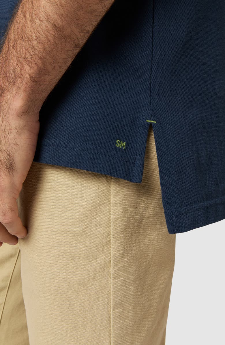 Sid Mashburn Pima Cotton Piqué Polo, Alternate, color, Navy Pique