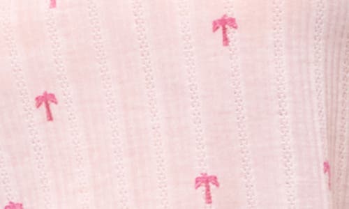 Honeydew Somewhere Sunny Pointelle Pajamas In Pink Salt Palms