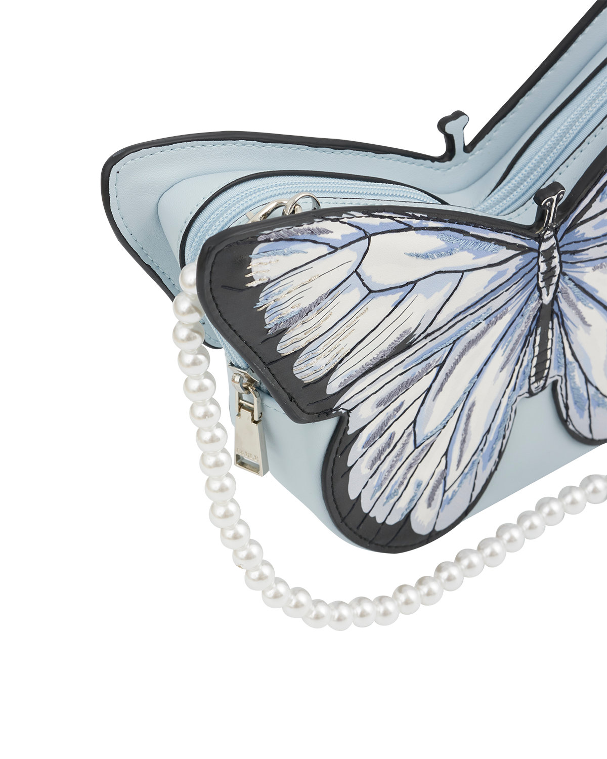 Fable England Blue Butterfly Bag, Alternate, color, Blue