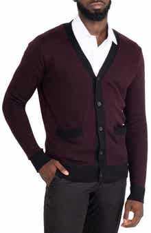 XRAY Herringbone V-Neck Button Front Cardigan