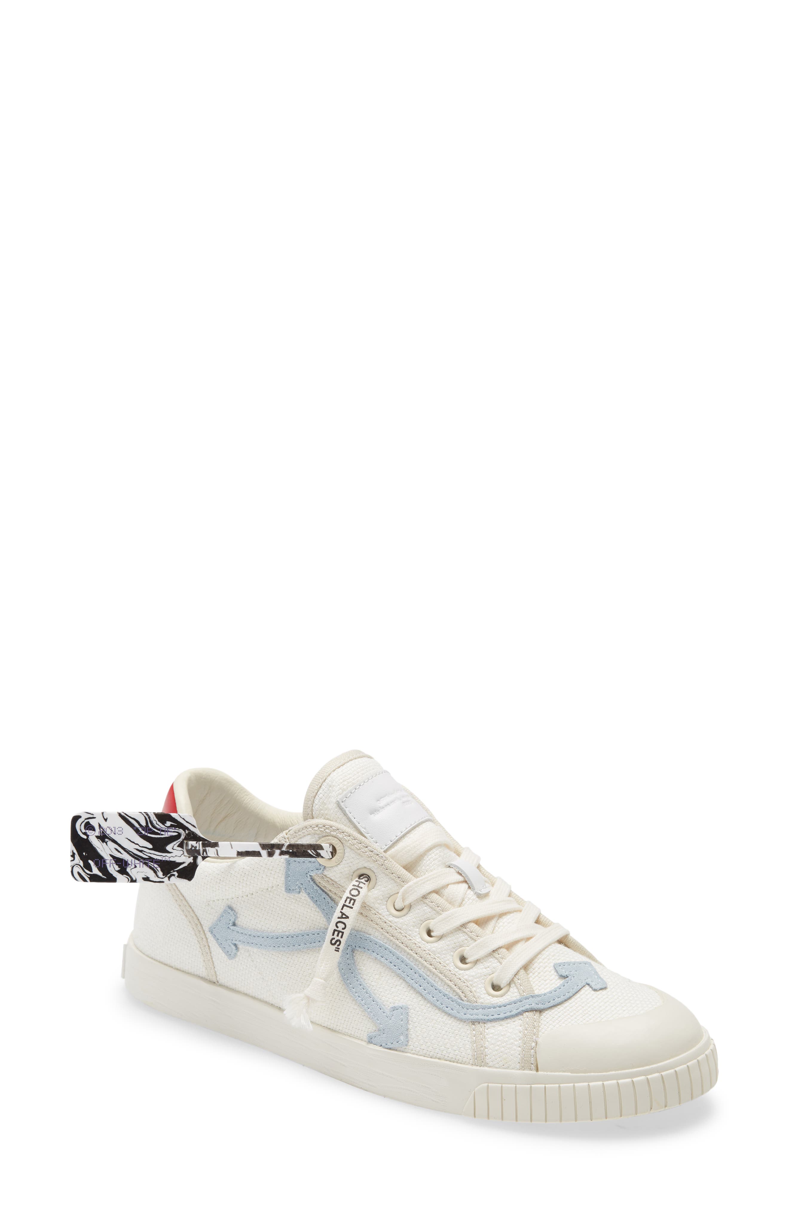 Off-White Vulcanized Low Top Sneaker, Main, color, 