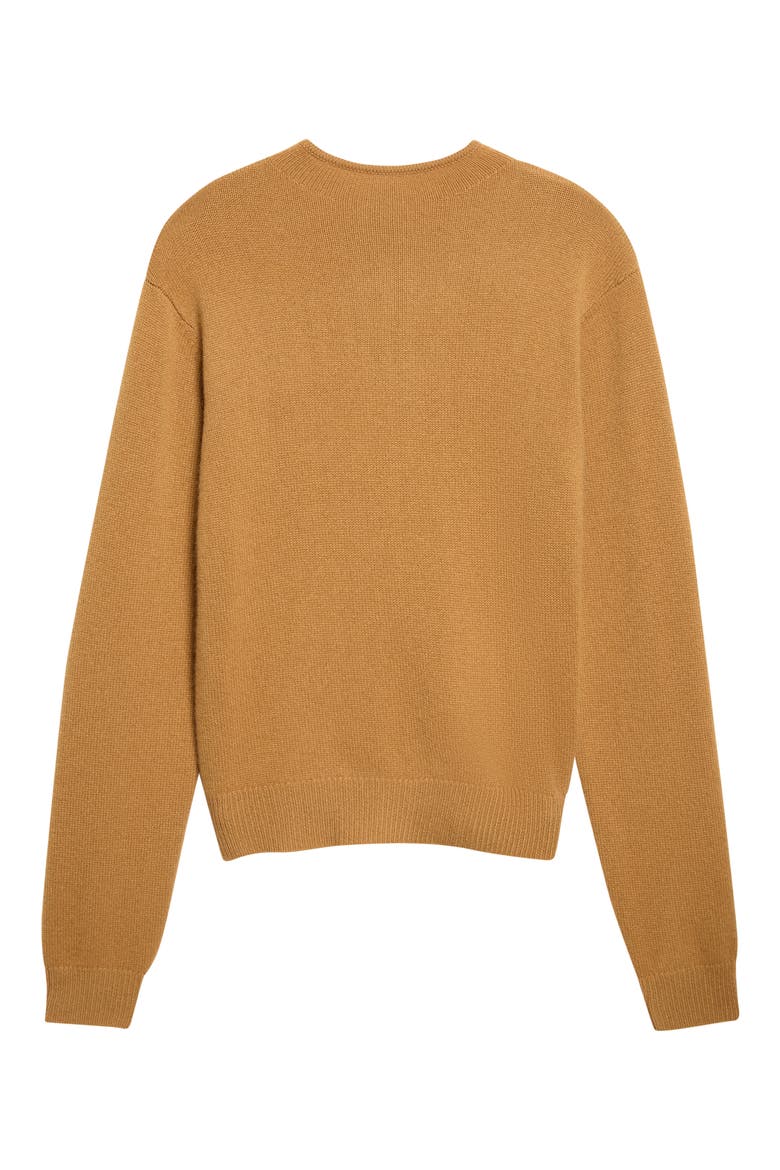 Reversible Buttoned Cashmere Sweater, Main, color, CUMIN