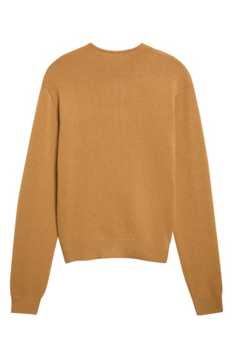 Reversible Buttoned Cashmere Sweater