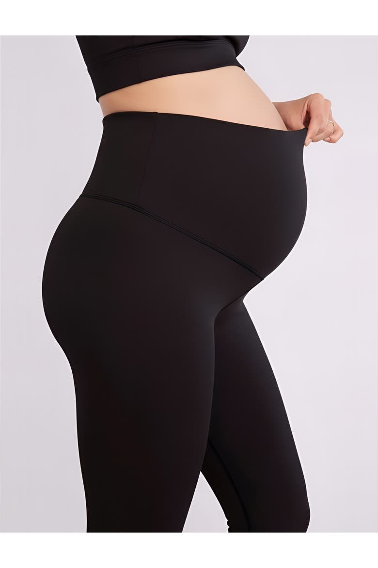 Active Over the Belly Maternity Leggings, Alternate, color, Black