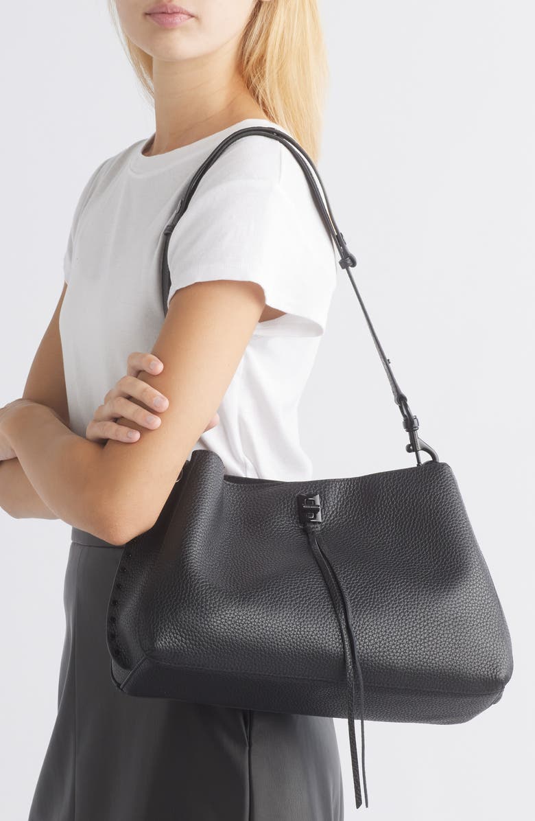Rebecca Minkoff Darren East/West Leather Shoulder Bag, Alternate, color,