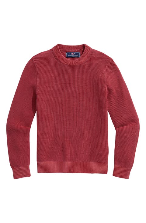 Kids' Garment Dye Crewneck Sweater
