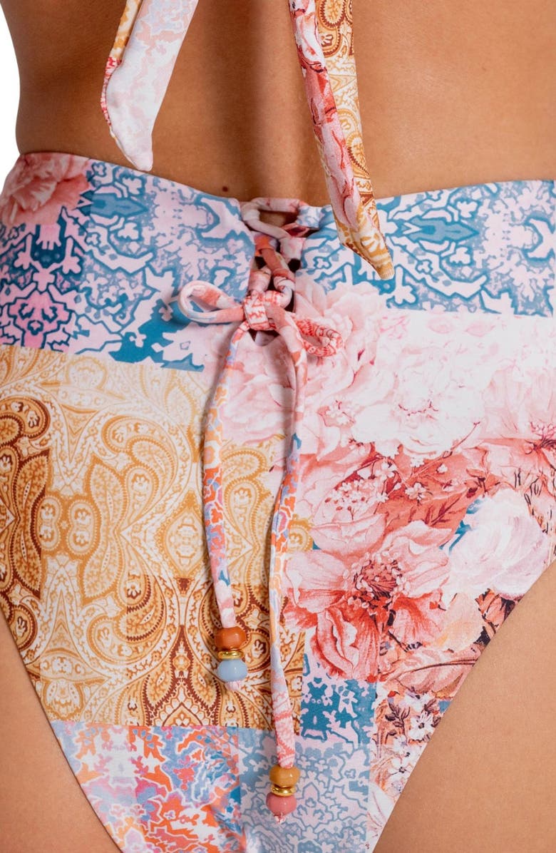 Cosita Linda High Waist Bikini Bottoms, Alternate, color, 