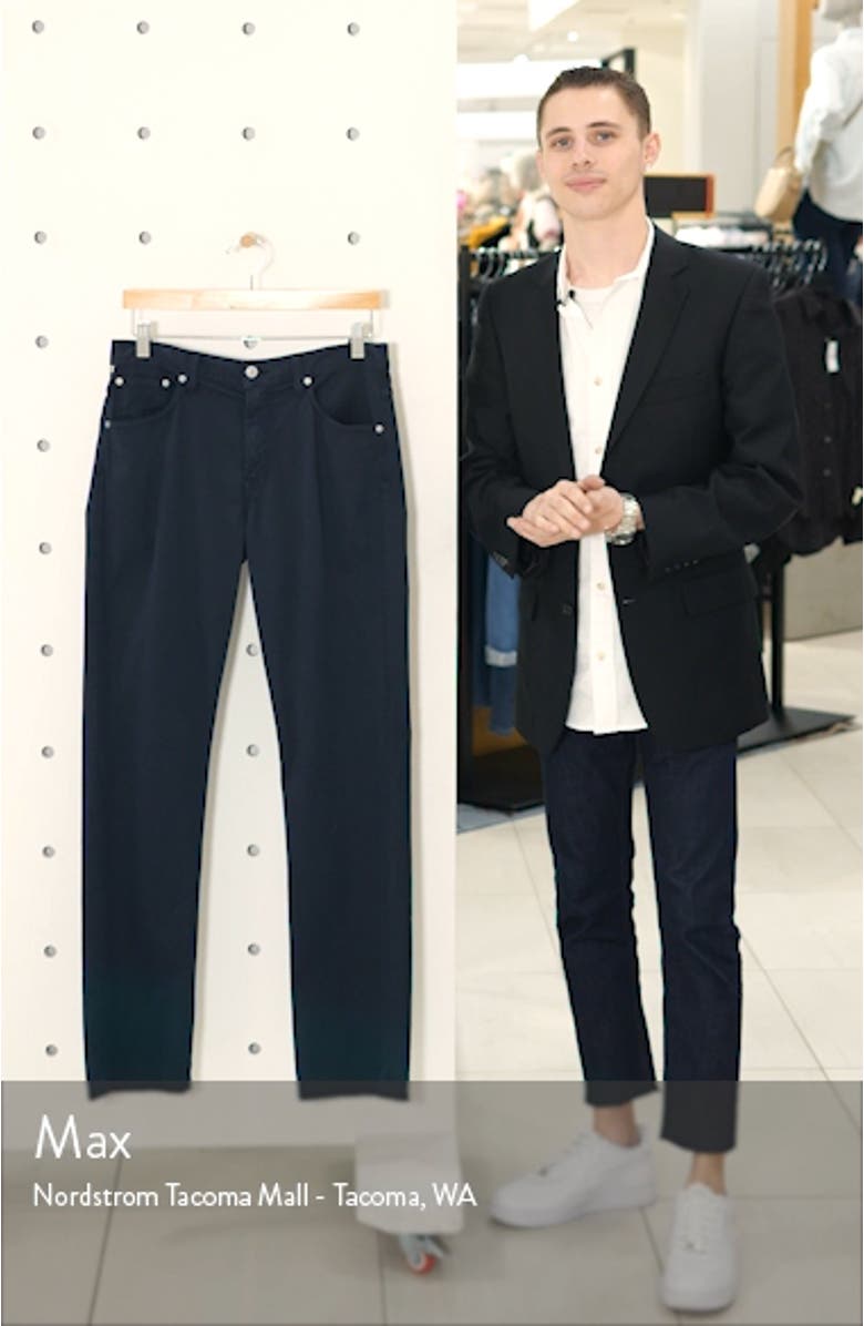 Gage Slim Straight Leg Twill Pants, sales video thumbnail