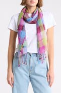 La Fiorentina Checkered Scarf