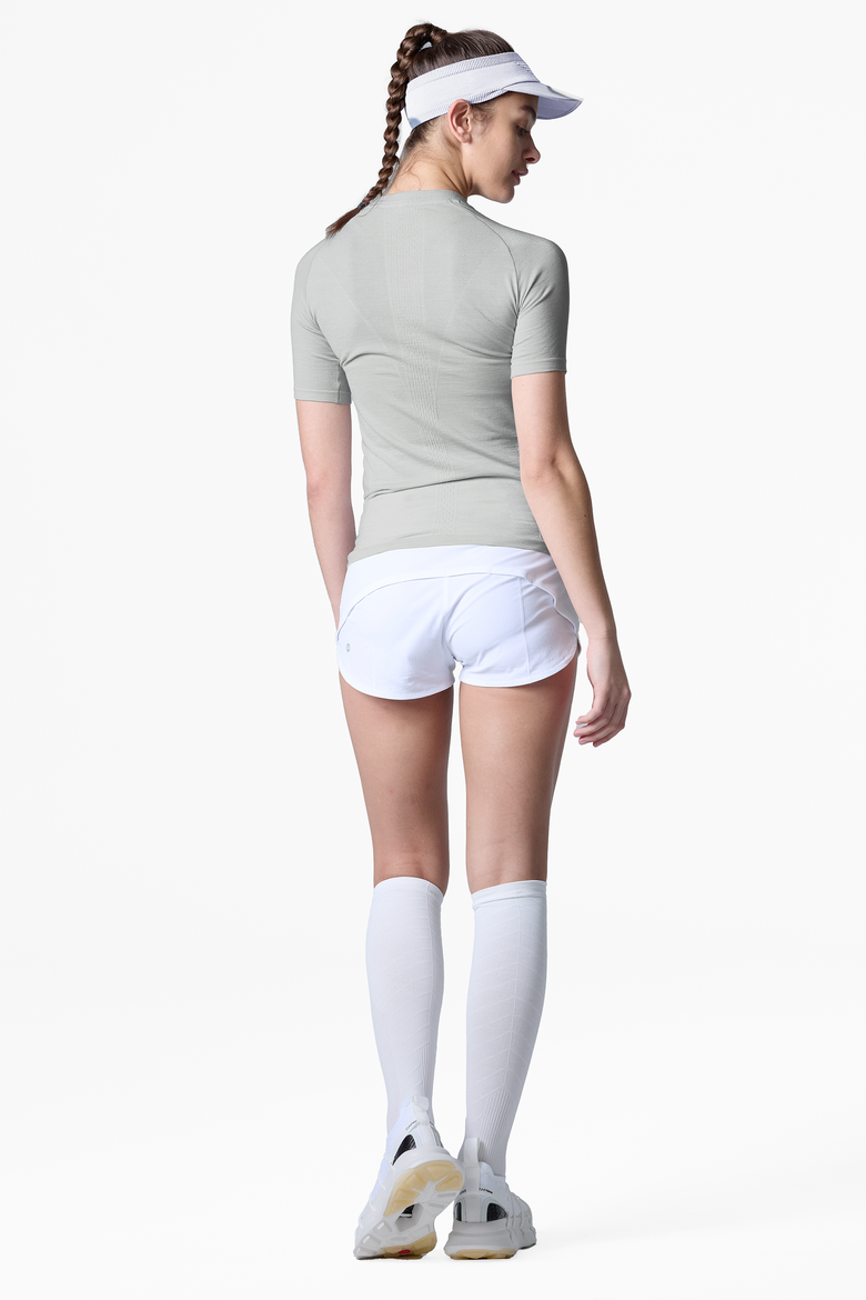 Women's PerformaWool Aero Weight Tee, Alternate, color, Glacier Gray