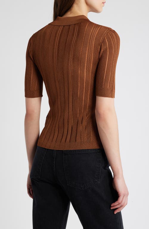 FRAME FRAME LADDERED RIBBED SHORT SLEEVE HENLEY