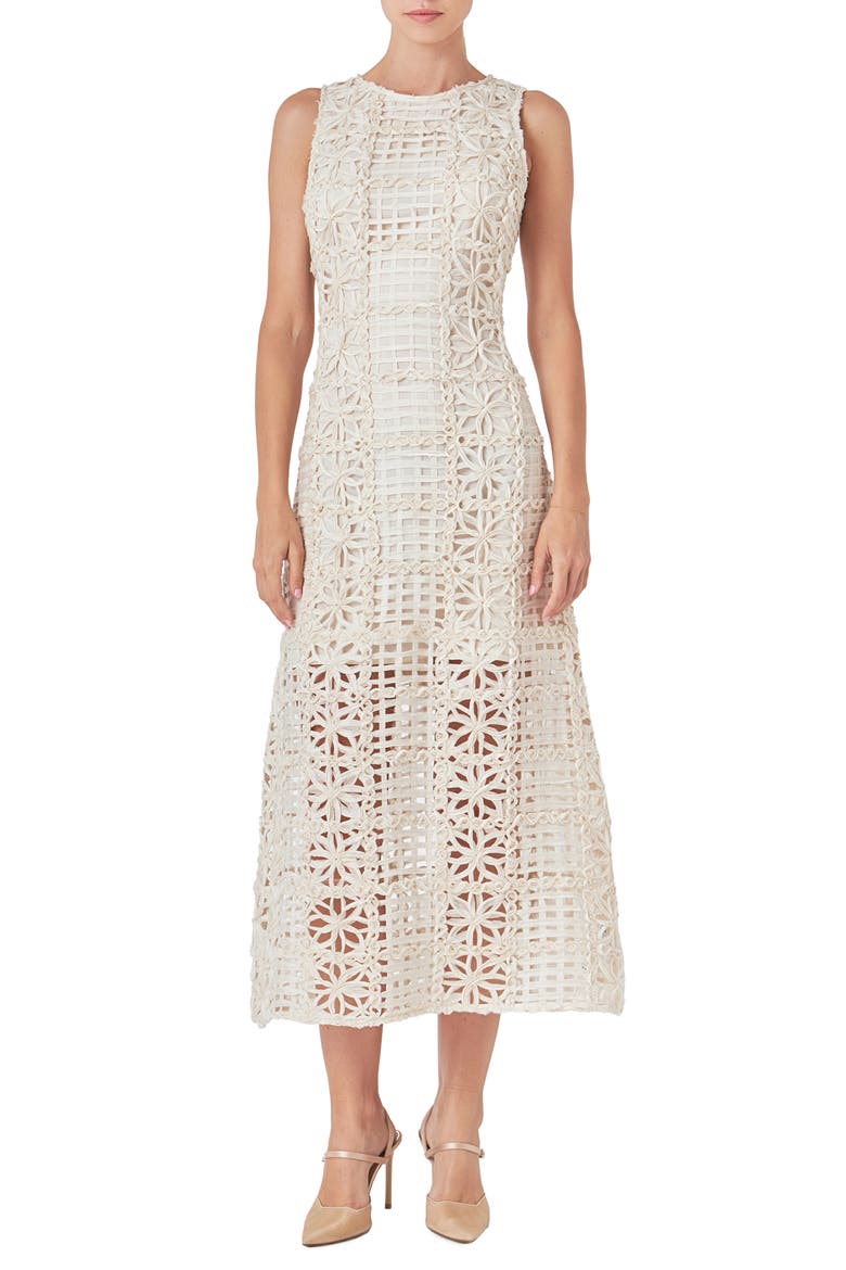 textured sleeveless maxi dress ASOS DESIGN textured sleeveless maxi dress with full skirt in stone