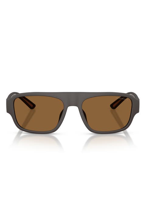 55mm Rectangle Sunglasses