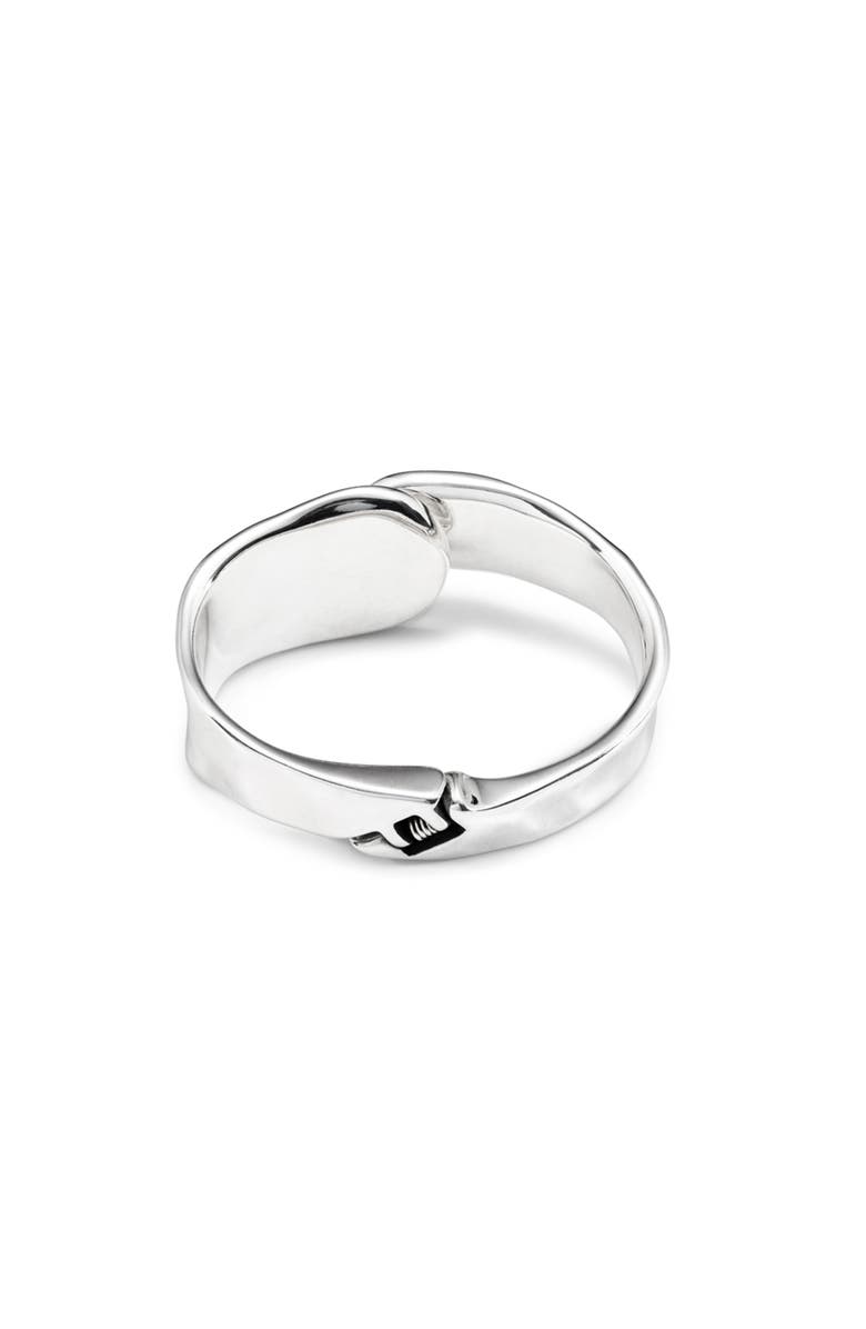 UNODE50 Wave Cuff, Alternate, color, Silver