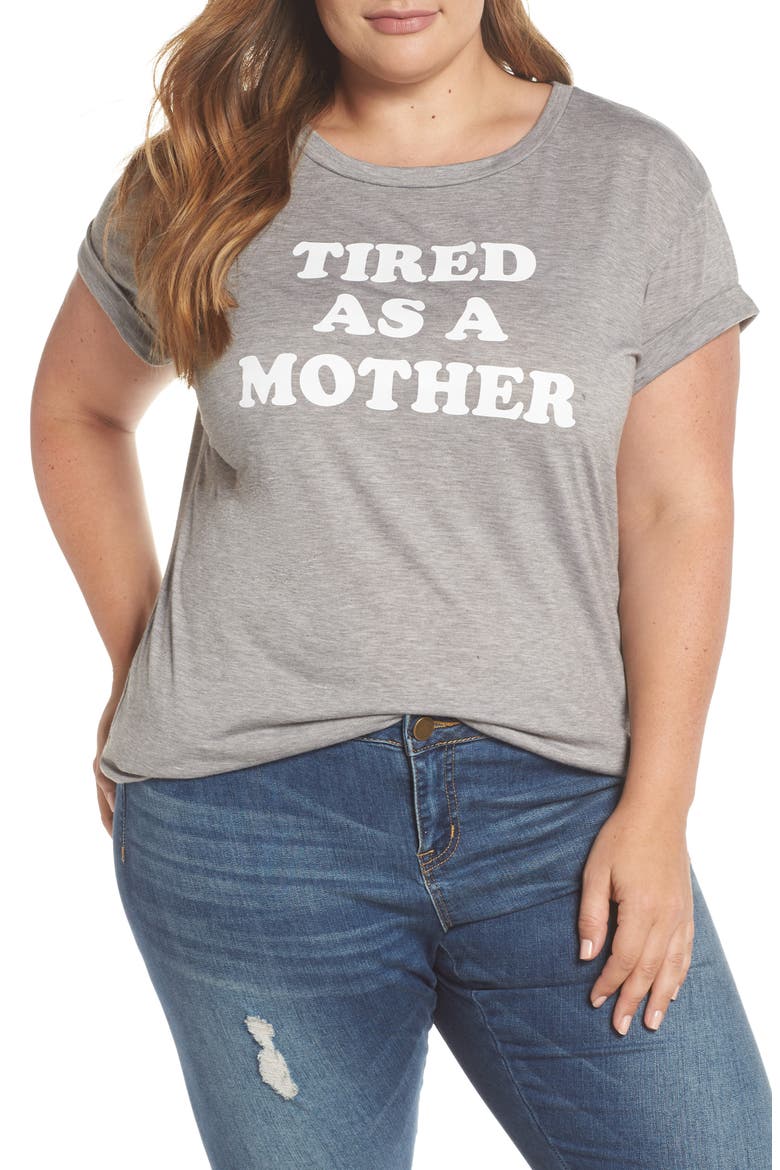 Off-Duty Mom Tee, Main, color, GREY HEATHER