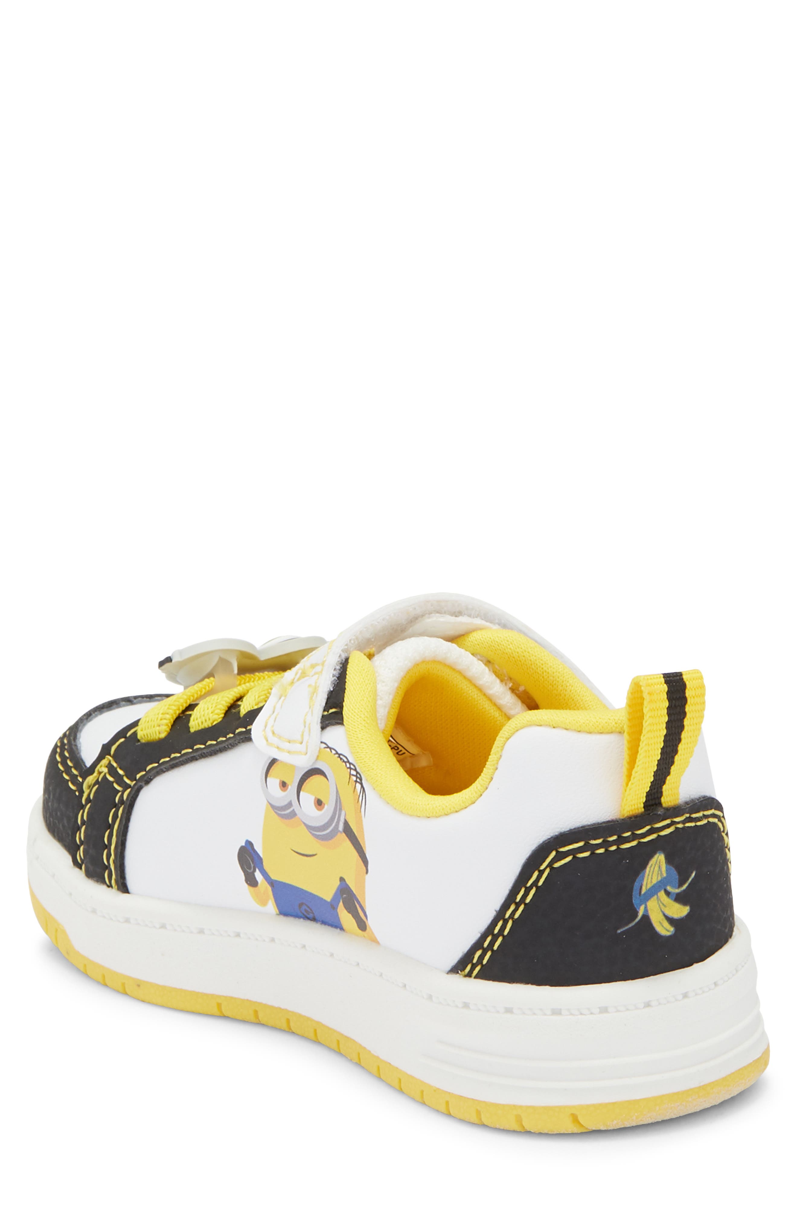 Kids' Court Sneaker, Alternate, color, YELLOW MULTI