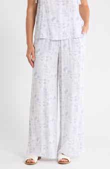 Splendid Tropical Wide Leg Pants