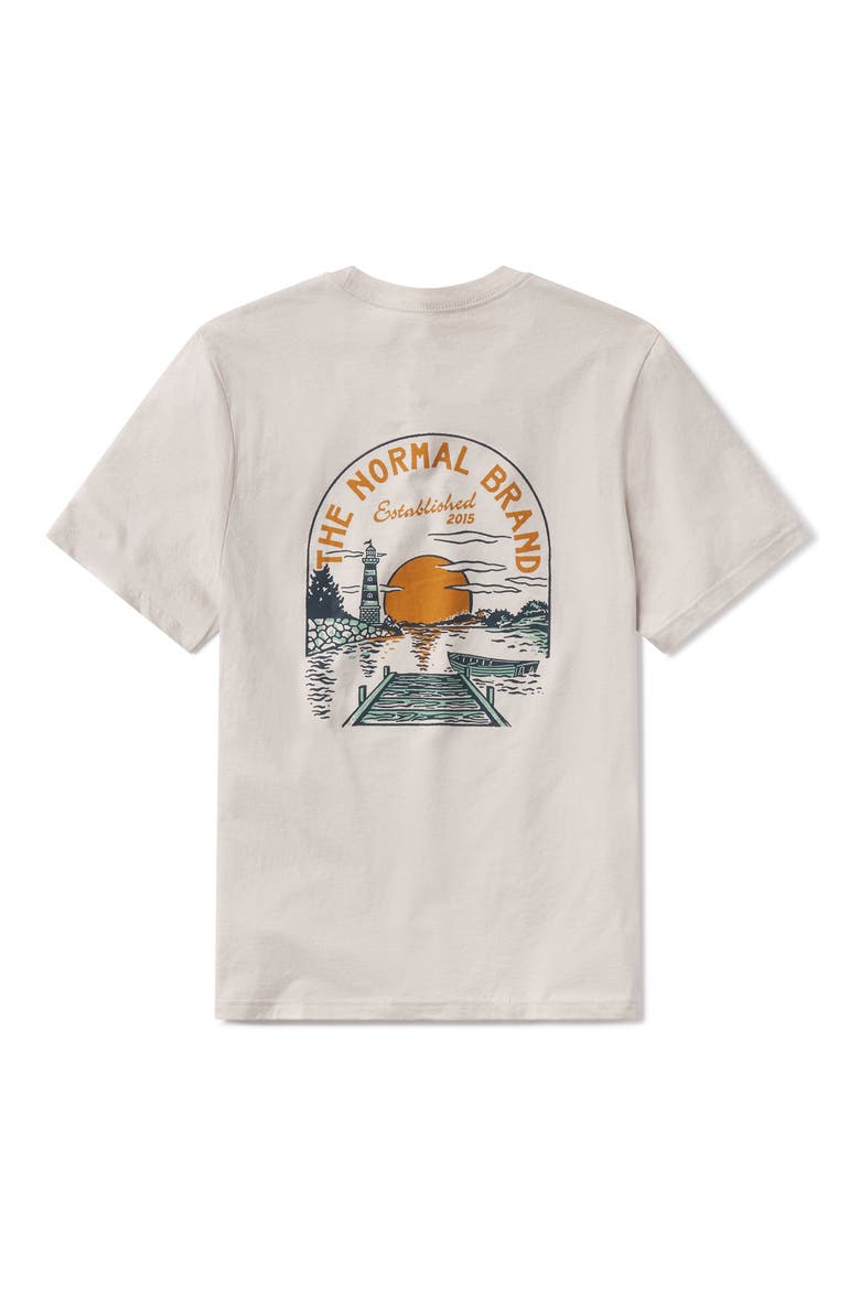 Dockside Graphic T-Shirt, Alternate, color, SAND