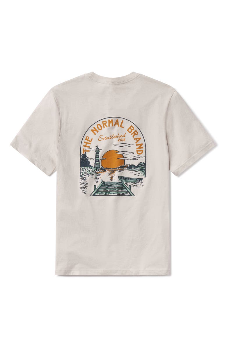 The Normal Brand Dockside Graphic T-Shirt, Alternate, color, Sand