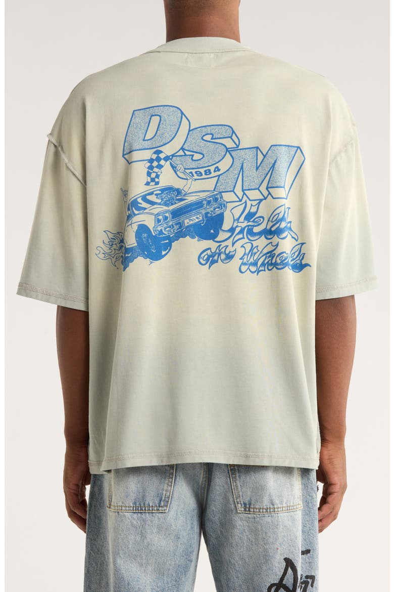 Hell on Wheels Graphic T-Shirt (Nordstrom Exclusive), Alternate, color, WASHED GREY