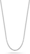 GLAZE JEWELRY Sterling Silver Box Chain Necklace