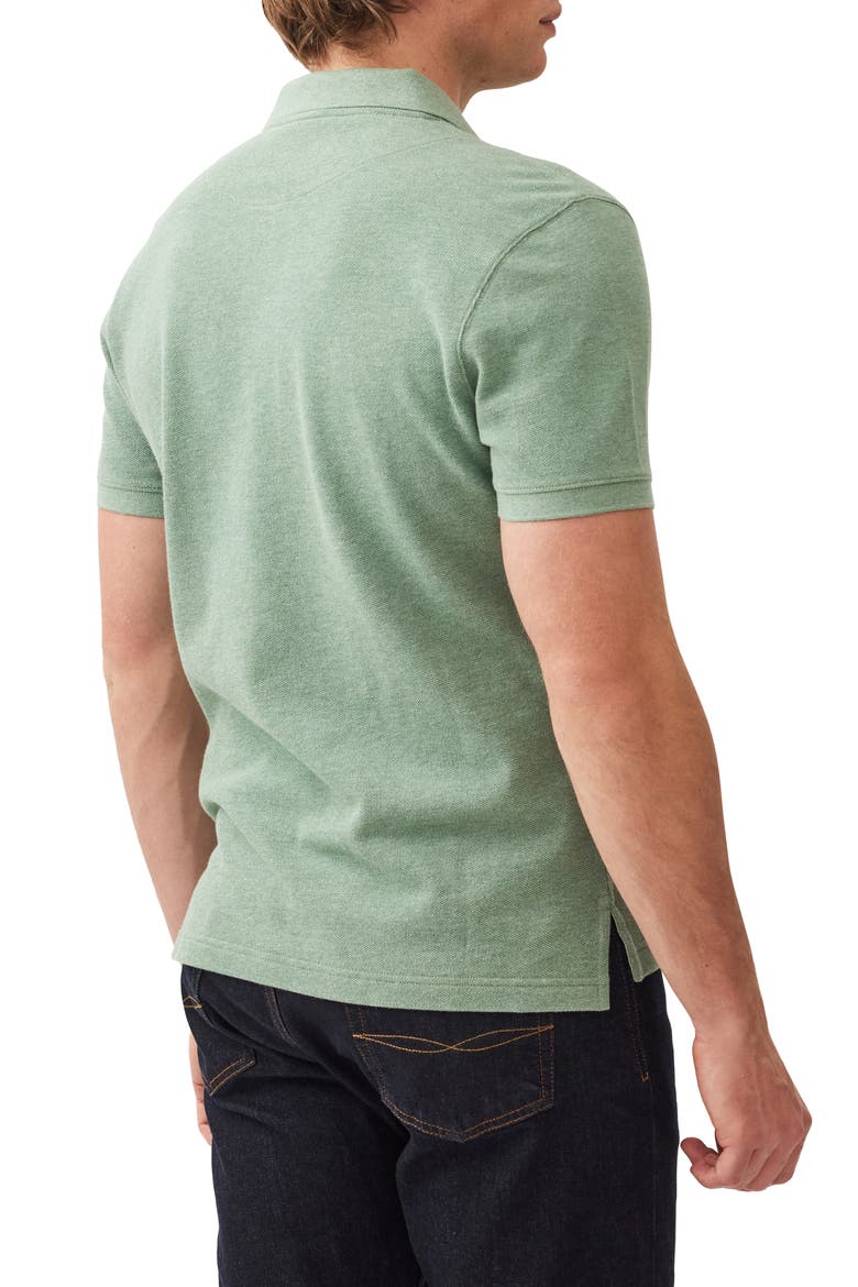 Gunn Piqué Sports Fit Cotton Polo, Alternate, color, DUSTY SAGE