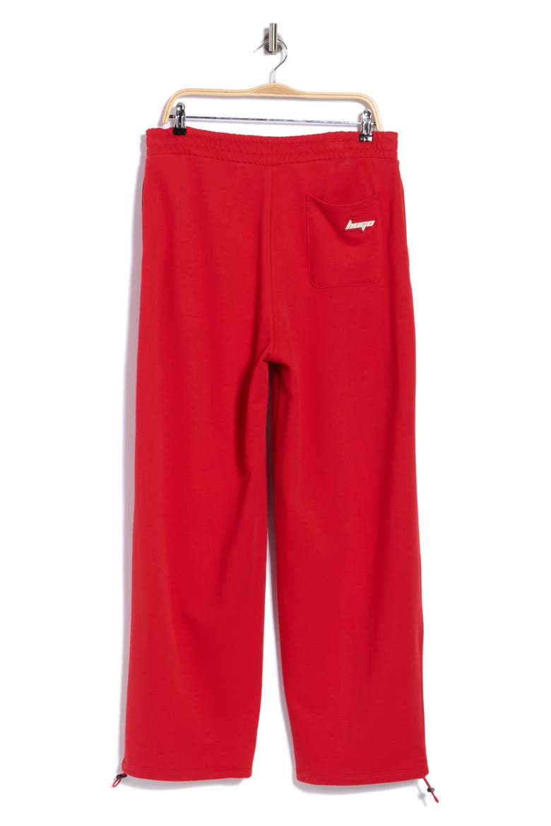 Norata Wide Leg Pants, Alternate, color, DARK RED