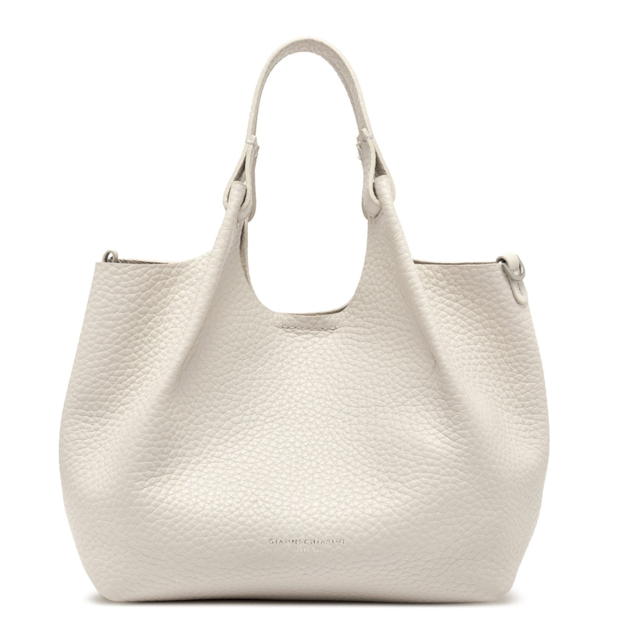 Dua Leather Hobo Shoulder Bag, Alternate, color, off-white