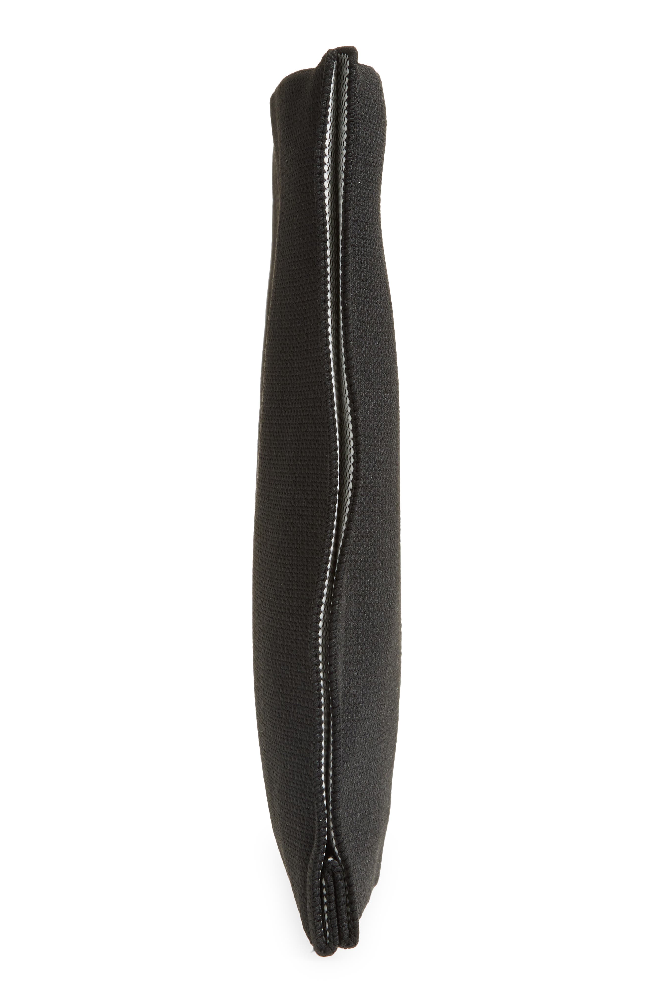 AllSaints Izzy Heart Clutch, Alternate, color, Black