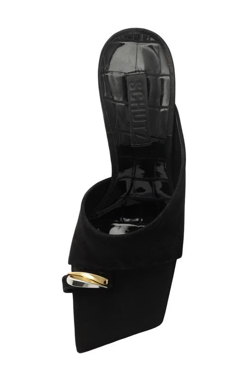 Shop Schutz Jodie Slide Sandal In Black