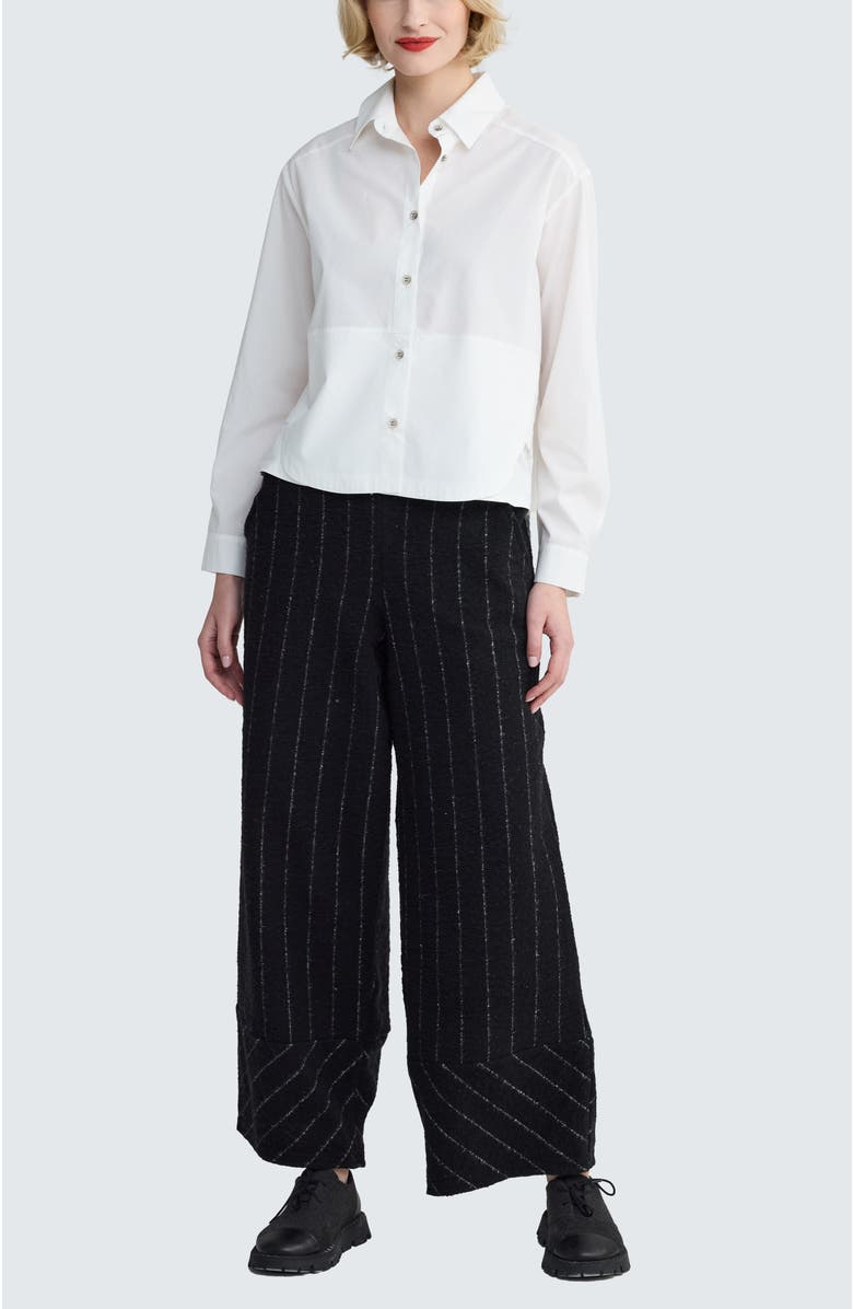 LUUKAA Liora Poplin Shirt-Blouse, Alternate, color, Ecru