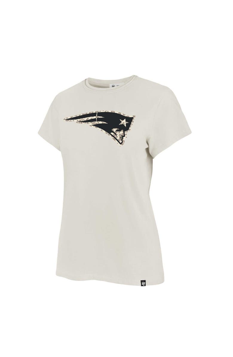 '47 Women's '47 Cream New England Patriots Panthera Frankie T-Shirt, Alternate, color, Cream