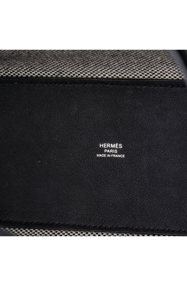 Pre-Owned Hermes Cabas H en Biais Tote Canvas with Leather 27, Alternate, color, Noir