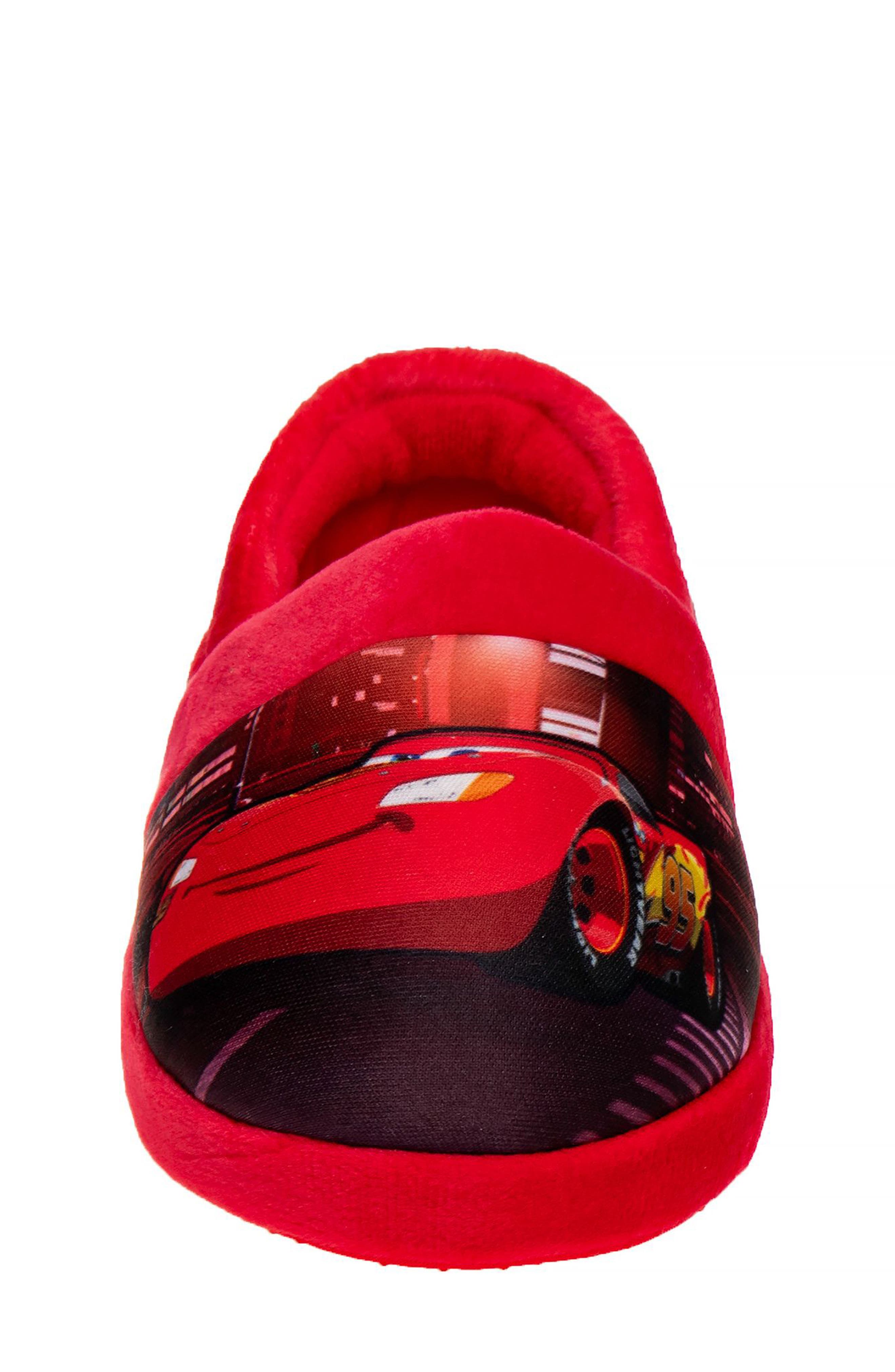 JOSMO x Disney<sup>®</sup> Kids' Pixar Cars Lightning McQueen Slipper, Alternate, color, Red