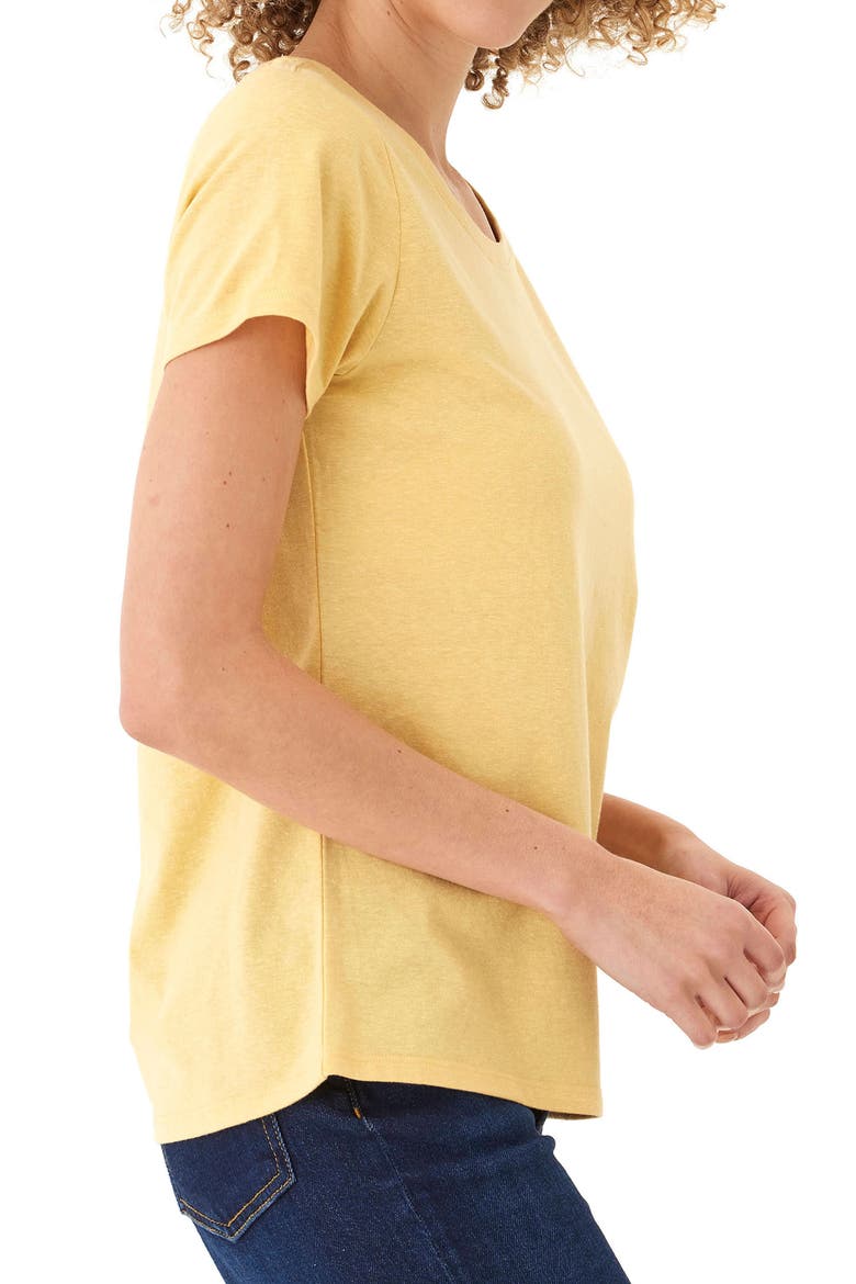 Odette T-Shirt, Alternate, color, BUTTERSCOTCH