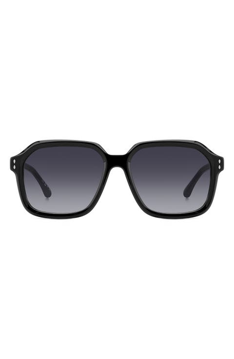 56mm Sqaure Sunglasses