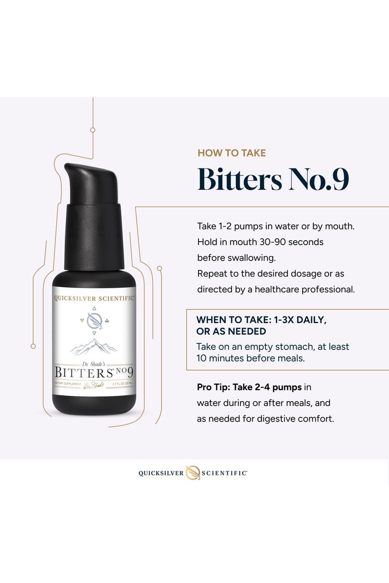 Bitters No 9 Fast Acting Liposomal Digestive Support Supplement, Alternate, color, None