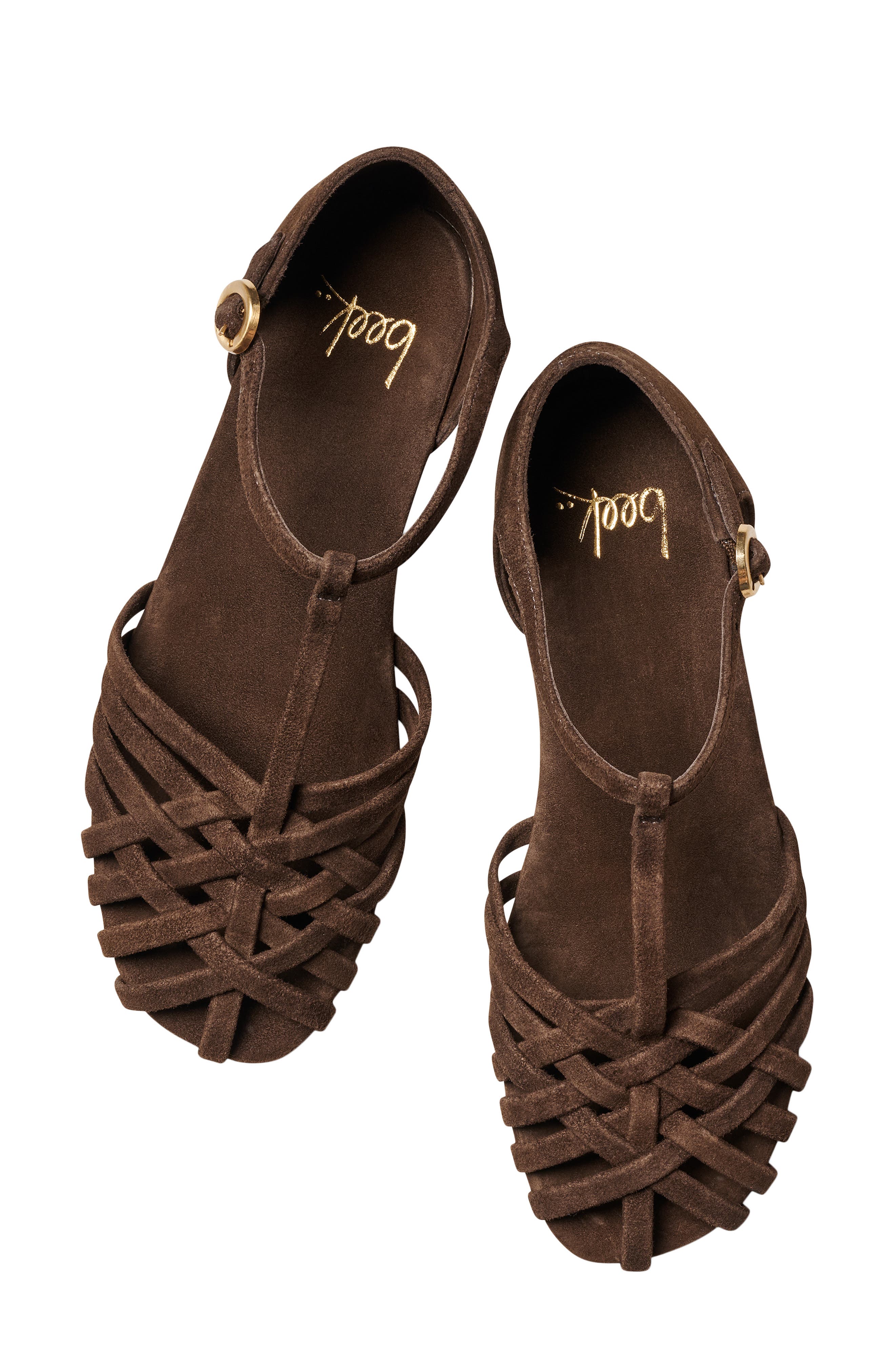 Wren Leather Sandal, Alternate, color, COFFEE