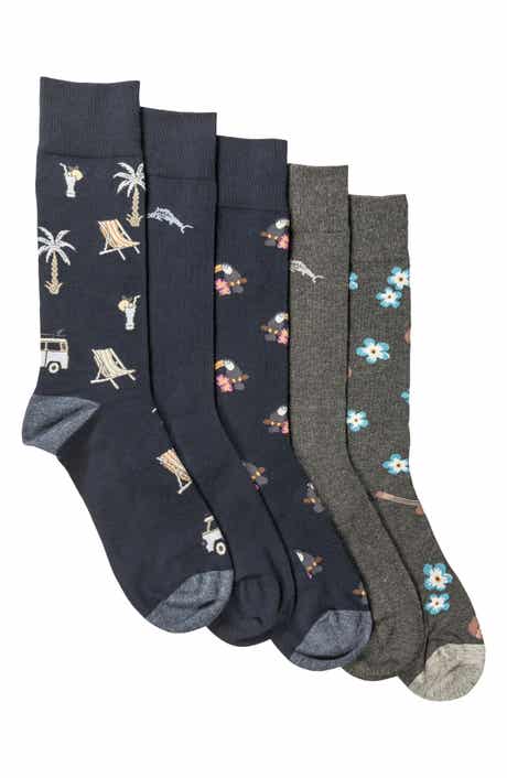 Tommy Bahama Assorted 5-Pack Dress Socks