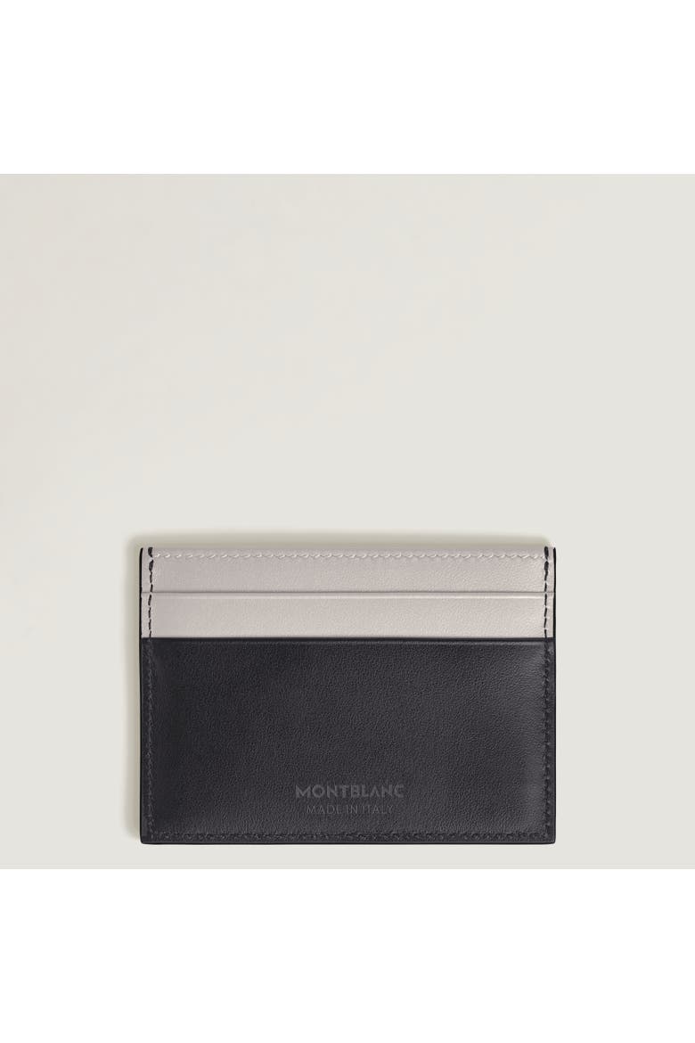 Extreme Leather Card Holder 5cc, Alternate, color, BLACK
