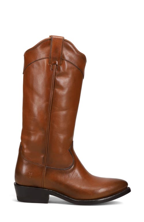 Frye Billy Daisy Knee High Western Boot In Brown