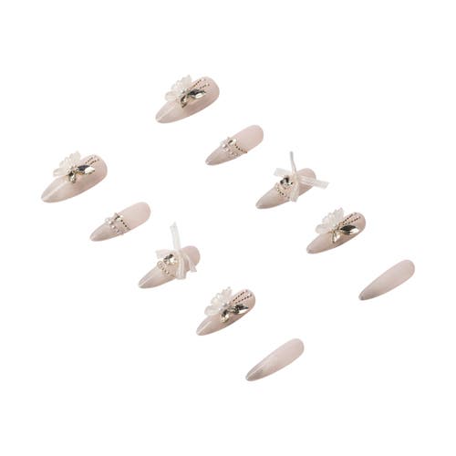 3h Nails Ethereal Wings Luxury Hand Made Press On Nails In White