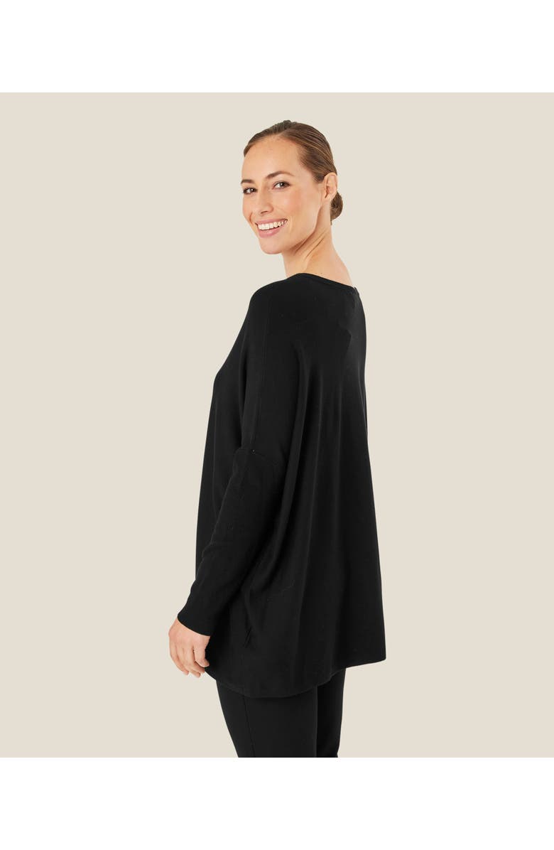 Masai Copenhagen Long Sleeve Round Neck Knit Jumper, Alternate, color, Black